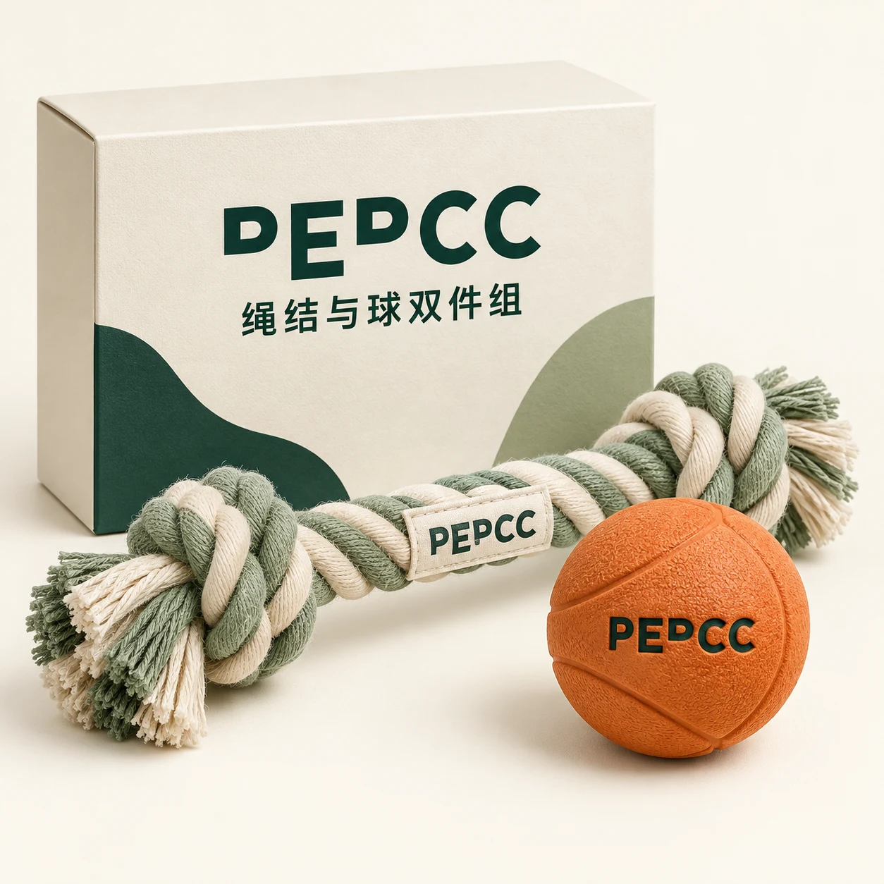 Rope & ball duo | 绳结与球双件组