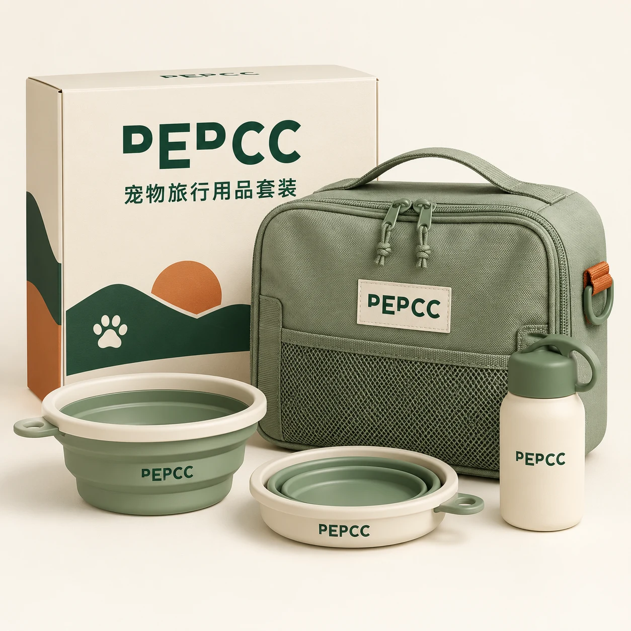 Travel essentials set | 宠物旅行用品套装